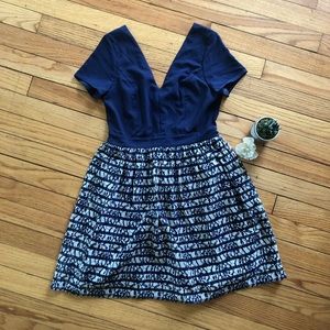 Navy Blue Summer Dress